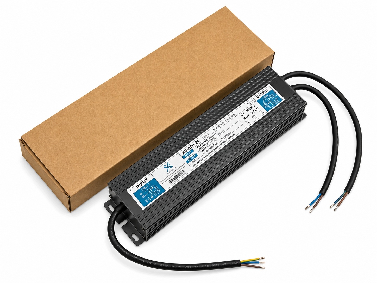 Wodoodporny Zasilacz LED IP67 24V 500W 20A DRIVER LED Zewnętrzny - zdjęcie 4