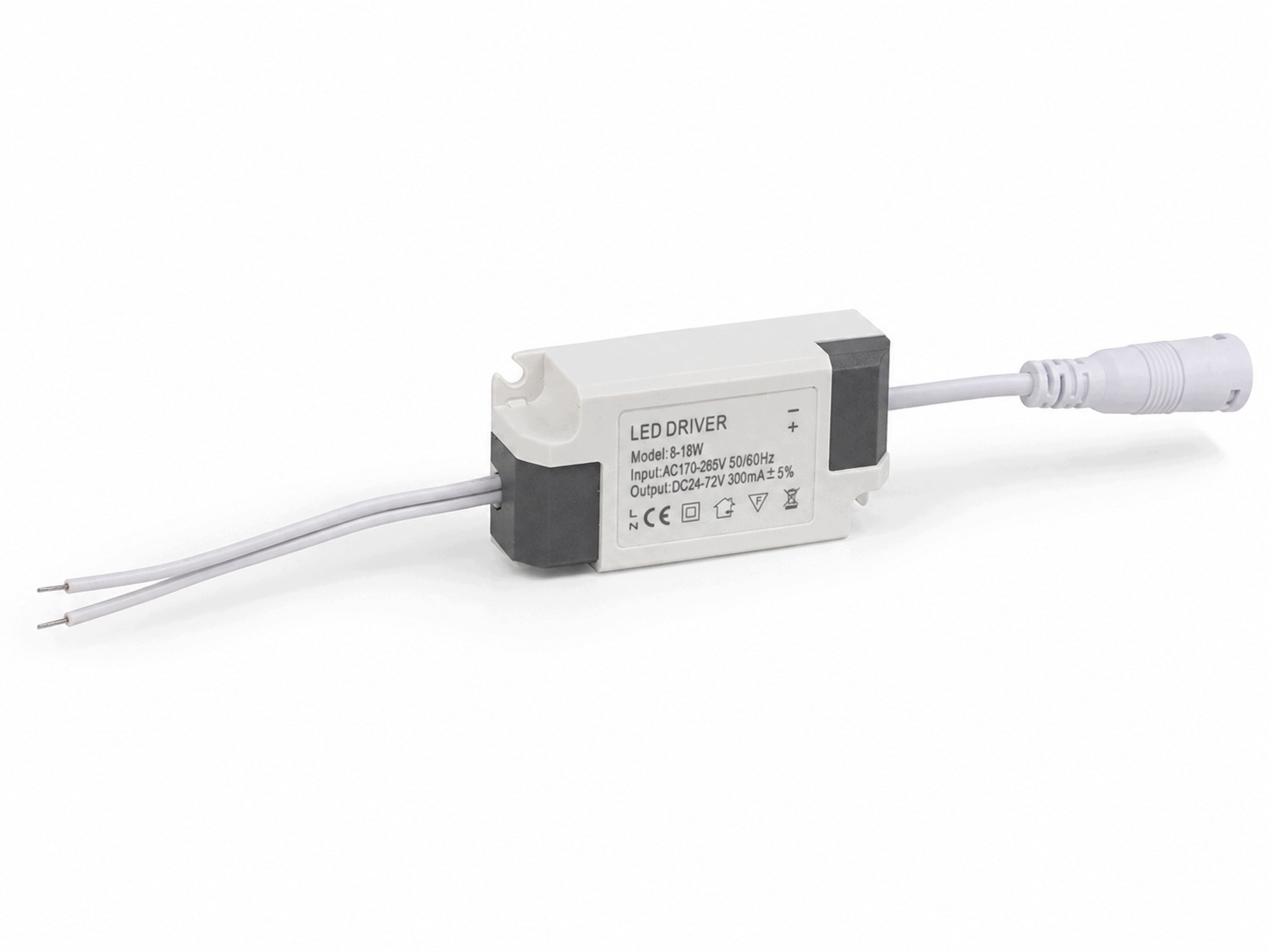 3X Zasilacz LED DRIVER 8-18W DC24-72V 300mA Przetwornica Stałoprądowy - zdjęcie 4