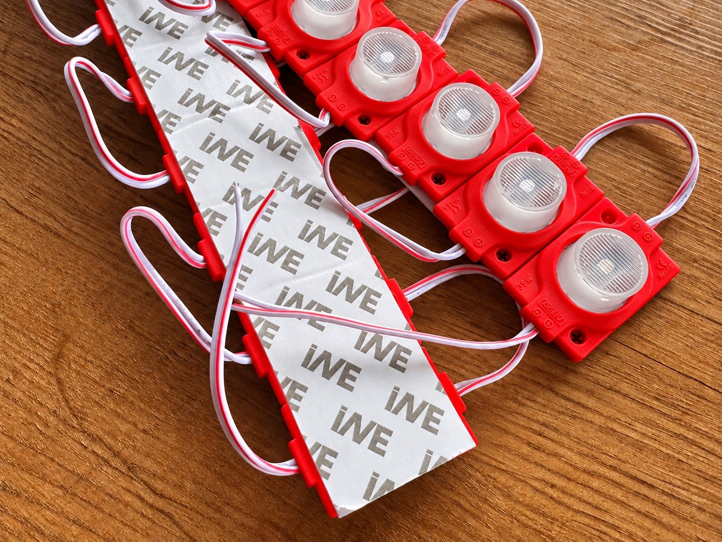 Moduł LED Czerwony SMD 12V Jednopunktowy IP65 Wodoodporny 1,5W - zdjęcie 6