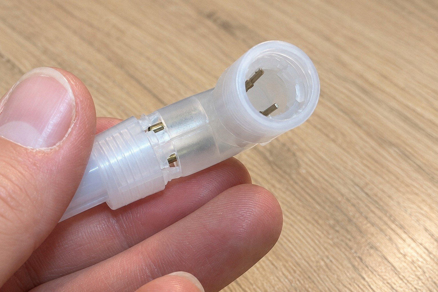 Trójnik LED 10mm 2 PIN Do Węża Świetlnego Typ T - zdjęcie 4
