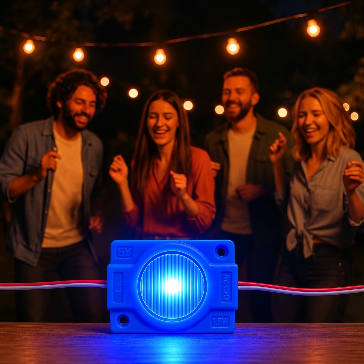 Moduły LED Niebieskie 12V 1,5W IP65 SMD Wodoodporne Do Kasetonów 20 szt. - zdjęcie 6