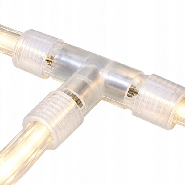 Trójnik LED 10mm 2 PIN Do Węża Świetlnego Typ T