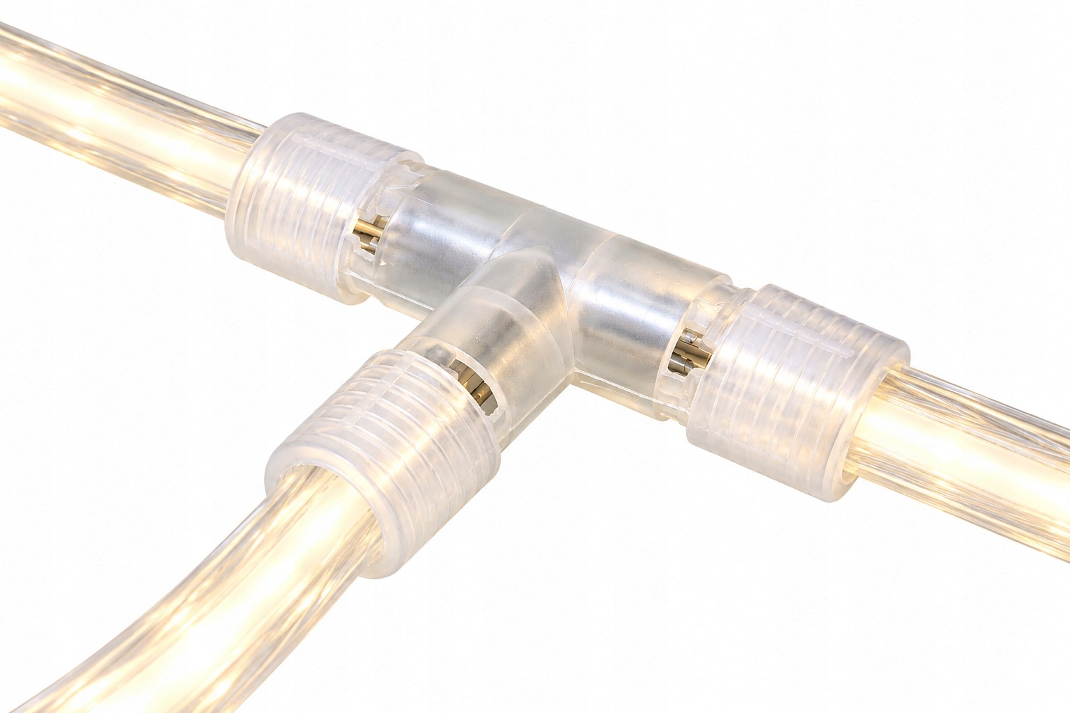 Trójnik LED 10mm 2 PIN Do Węża Świetlnego Typ T