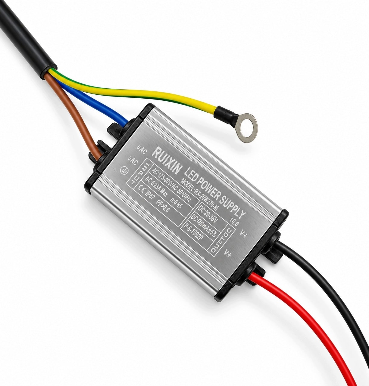 Driver LED 20W IP67 Zasilacz Stałoprądowy 600mA Do Lamp LED - zdjęcie 2