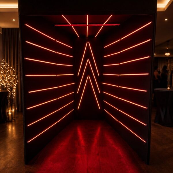 Tunel LED RGB Neon BOX na Wesele Event Impreza Atrakcja Dekoracja - zdjęcie 2