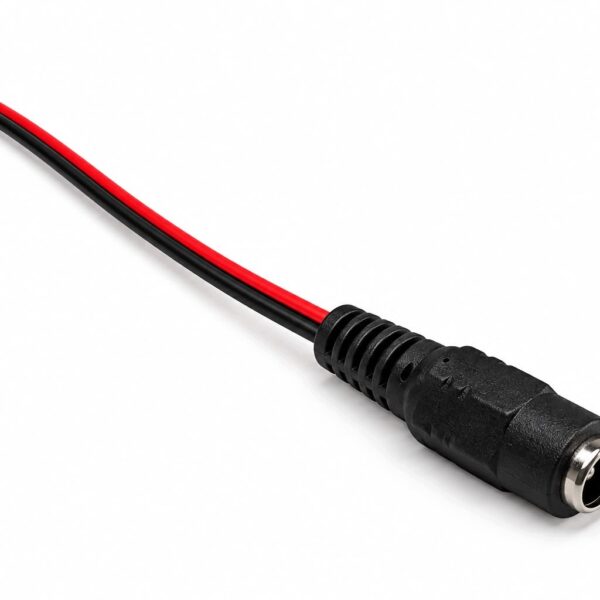 Złączka DC Żeńska 24cm Gniazdo z Przewodem Do Taśm Neonów LED Kamer