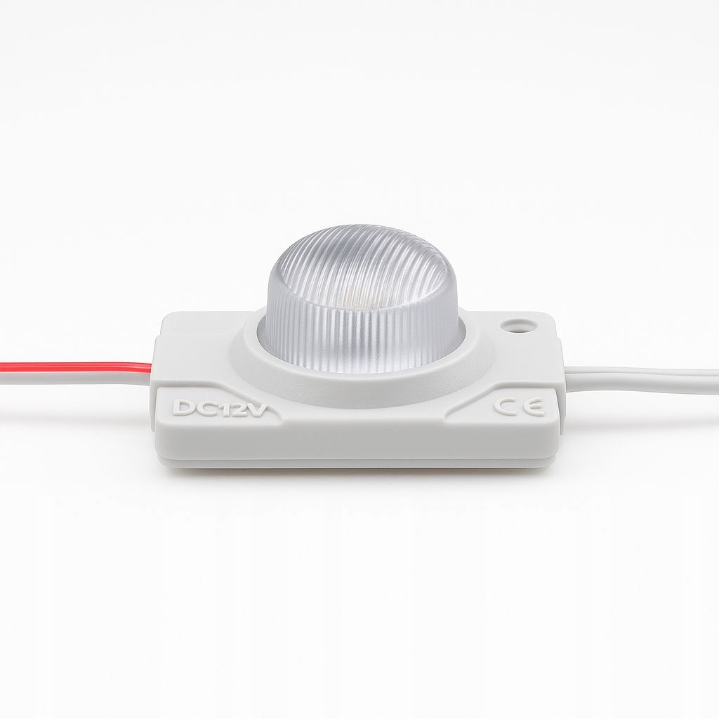 Wodoodporny Moduł LED SMD 1,5W 12V IP65 Biała Zimna Do Kasetonów 20 szt - zdjęcie 3