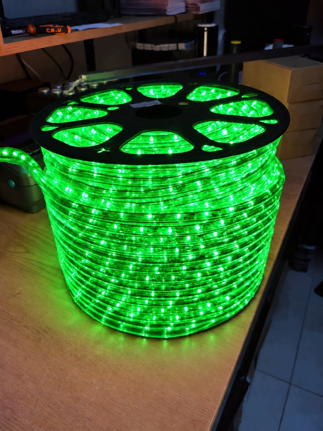 Zielony Wąż Świetlny LED 13mm 2 PIN Zewnętrzny Do Dekoracji Świątecznych - zdjęcie 5