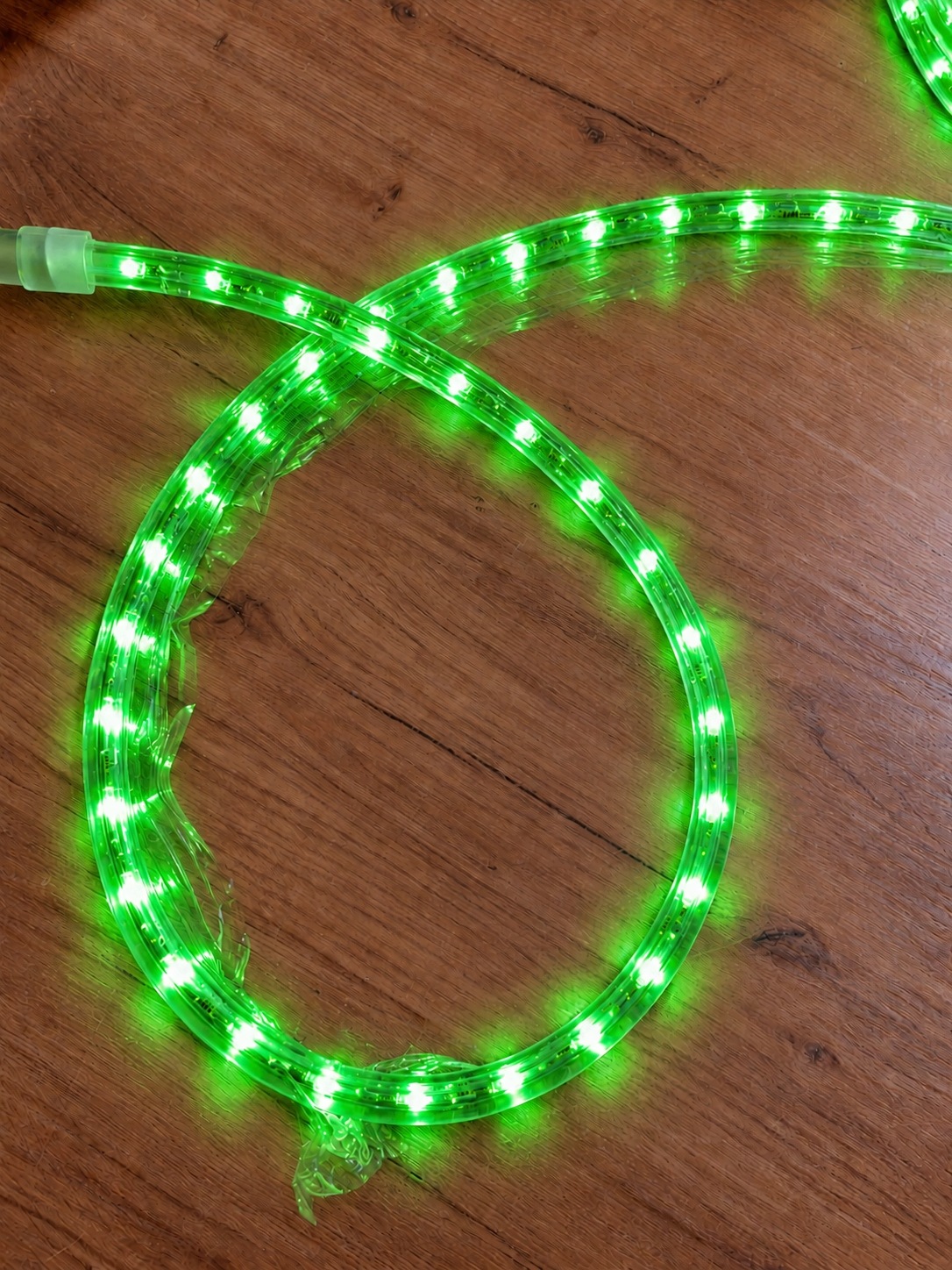 Zielony Wąż Świetlny LED 13mm 2 PIN Zewnętrzny Do Dekoracji Świątecznych - zdjęcie 3