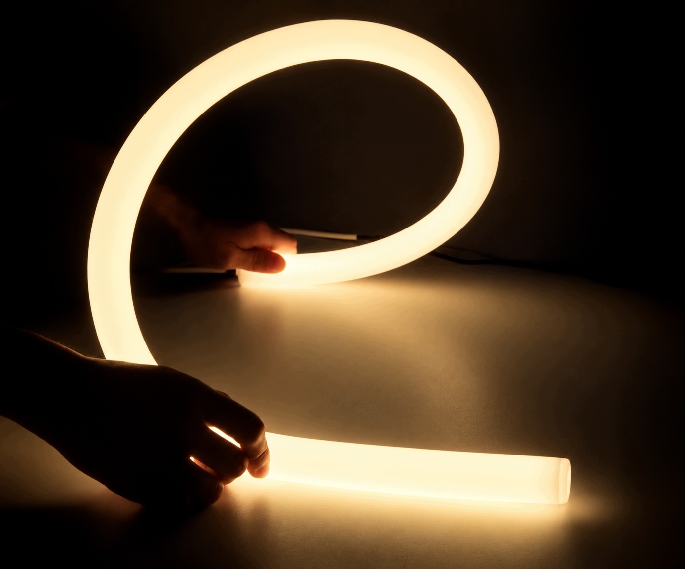 Neon Led Flex 360 LED Biały Ciepły Okrągły Cięty co 10cm Zewnętrzny 230V - zdjęcie 8
