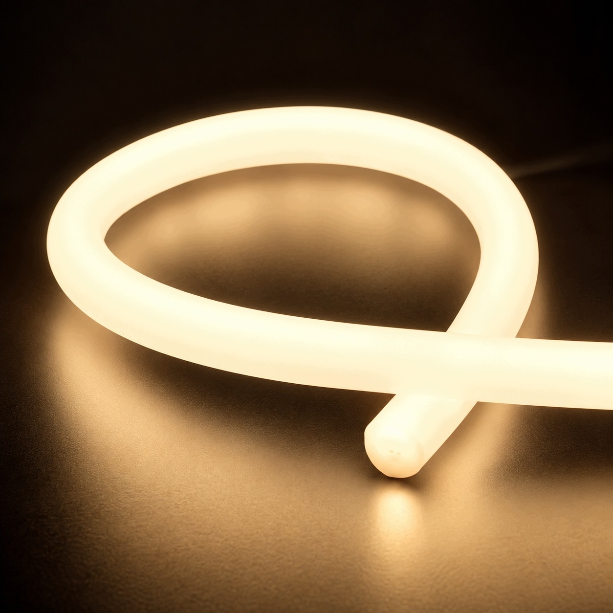 Neon Led Flex 360 LED Biały Ciepły Okrągły Cięty co 10cm Zewnętrzny 230V - zdjęcie 7