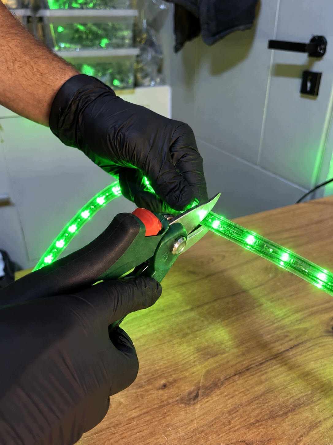 Zielony Wąż Świetlny LED 13mm 2 PIN Zewnętrzny Do Dekoracji Świątecznych - zdjęcie 9