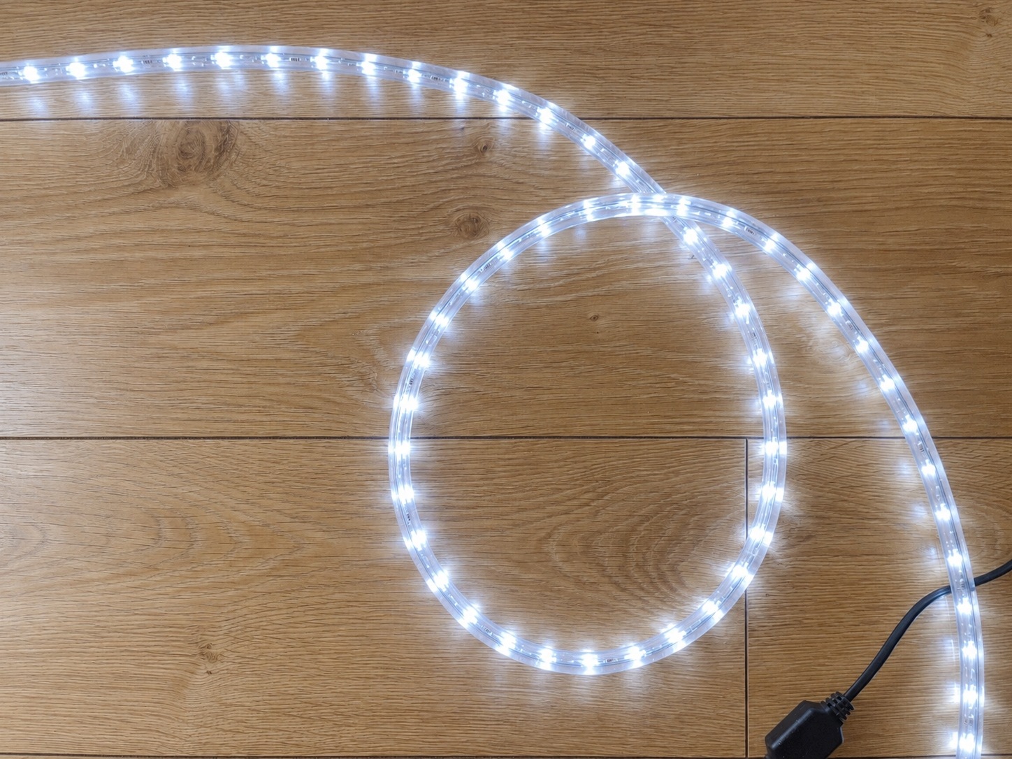 Wąż Świetlny LED 13mm 2 PIN Biały Zimny Zewnętrzny Świąteczny - zdjęcie 5