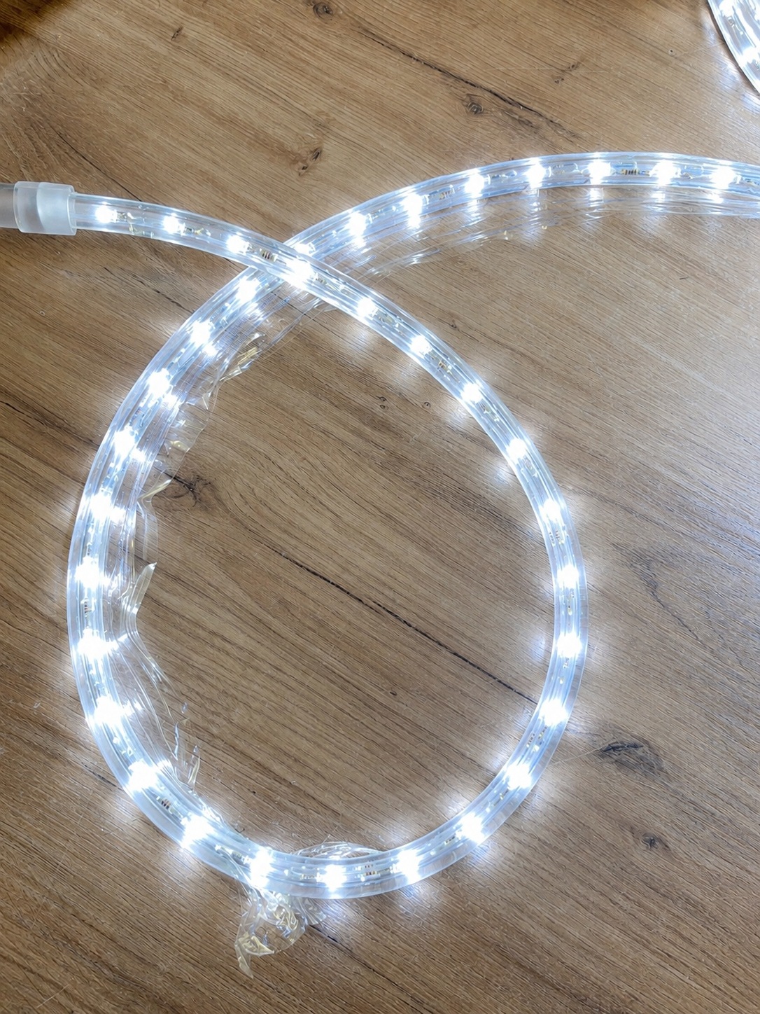 Wąż Świetlny LED 13mm 2 PIN Biały Zimny Zewnętrzny Świąteczny - zdjęcie 8