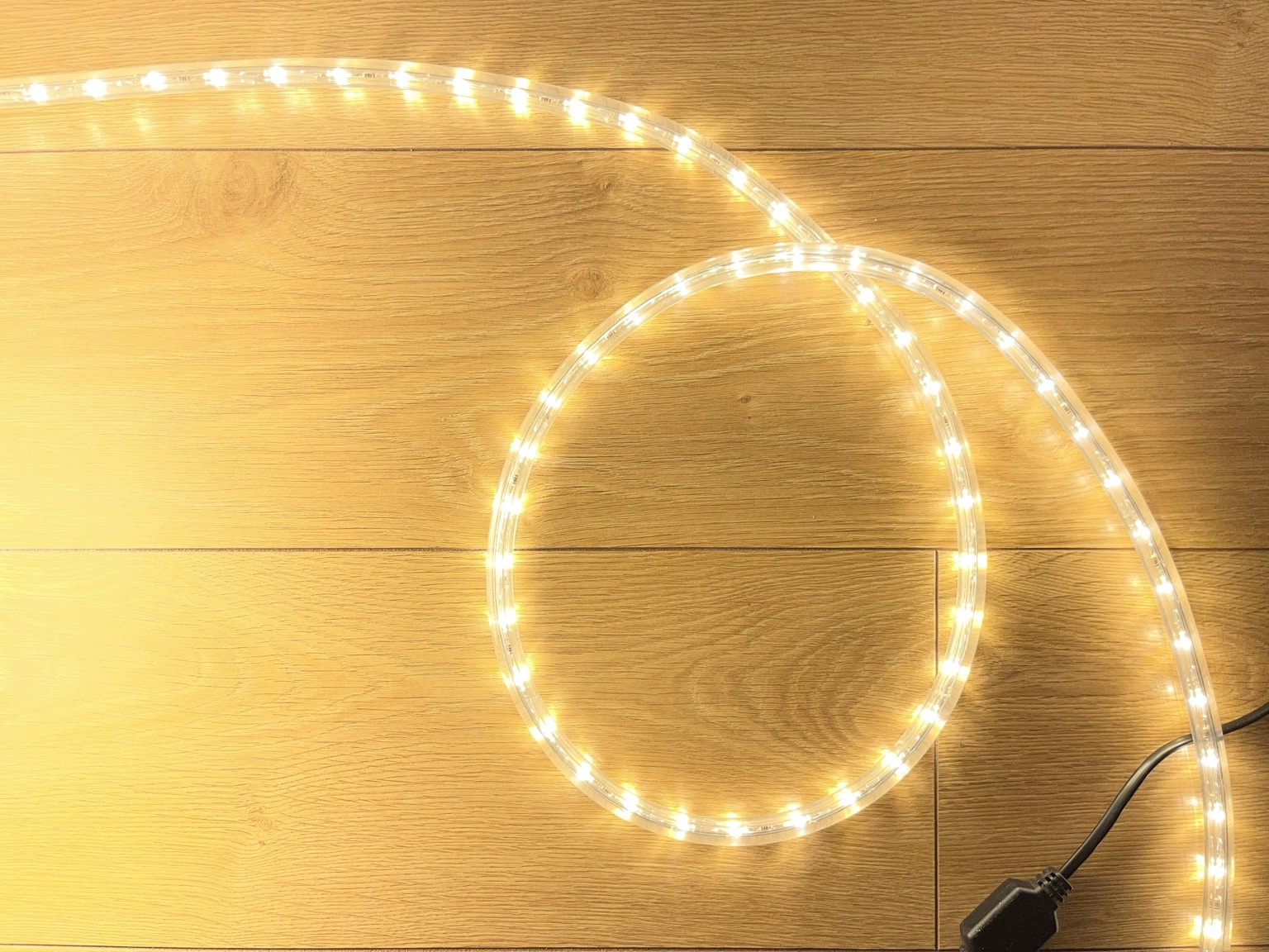 Wąż Świetlny LED 13mm 2 PIN Biały Ciepły Zewnętrzny Świąteczny - zdjęcie 8