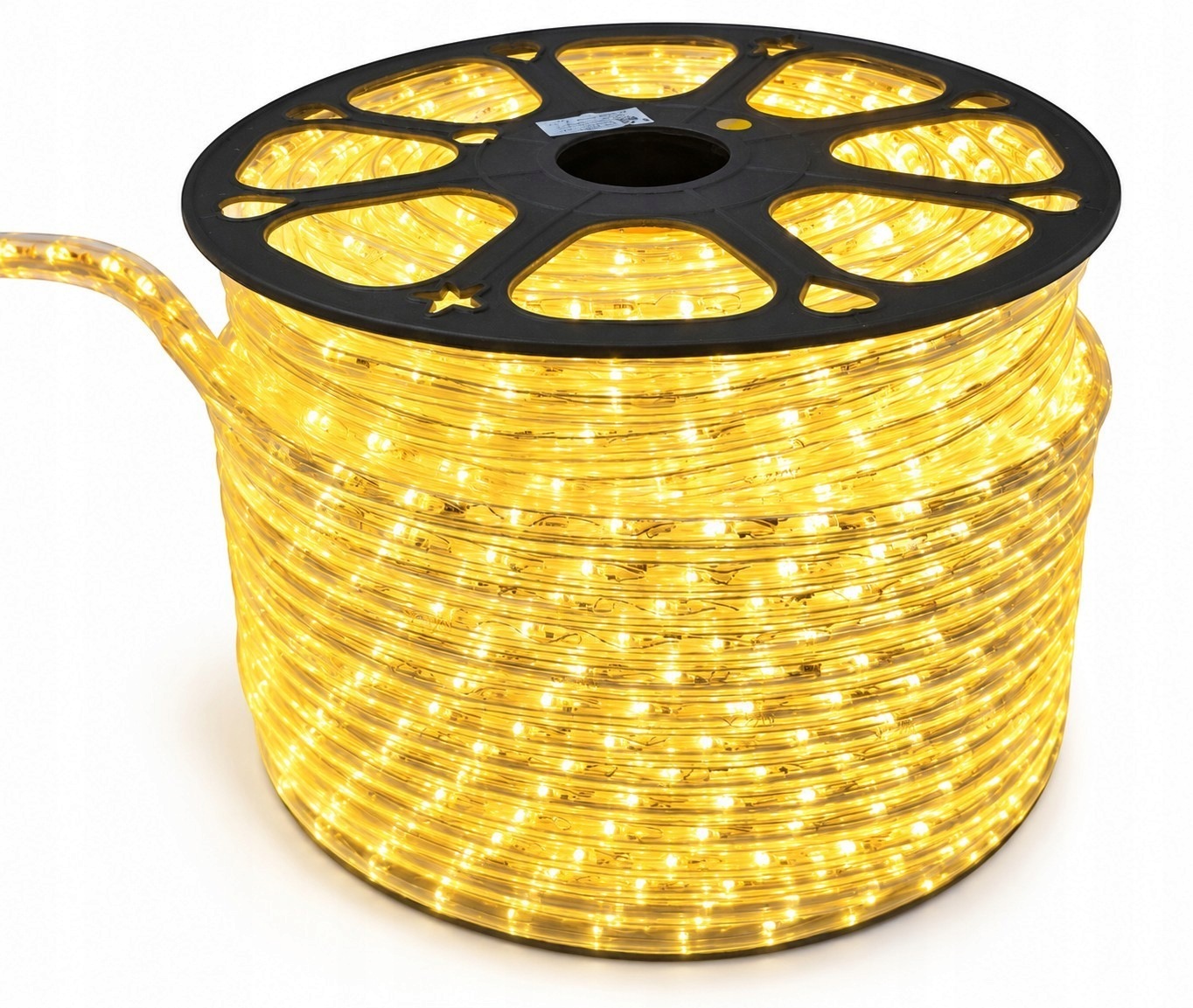 Wąż Świetlny LED 13mm 2 PIN Biały Ciepły Zewnętrzny Świąteczny - obrazek 2